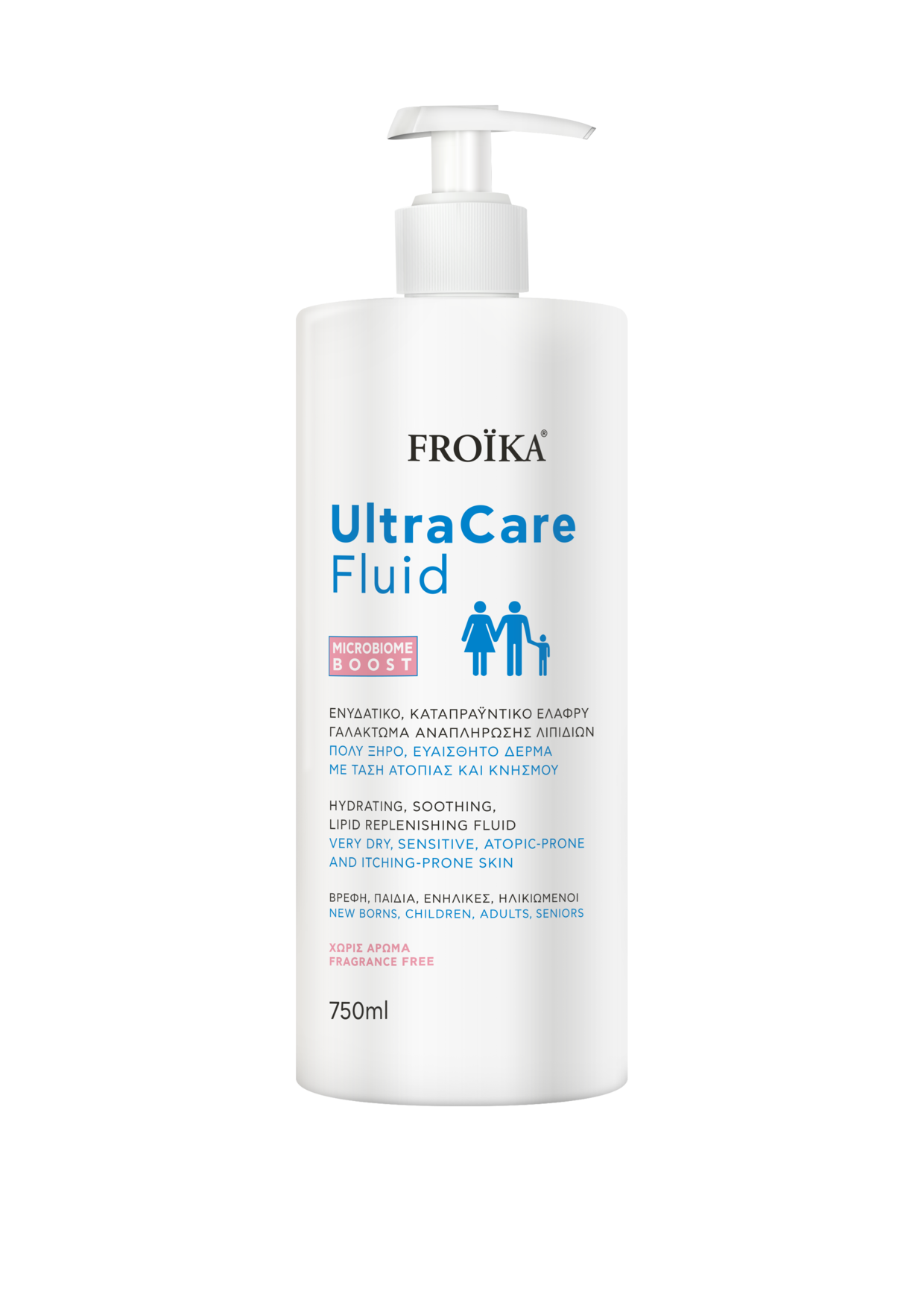 FROIKA - ULTRACARE Fluid (χωρίς άρωμα) - 750ml